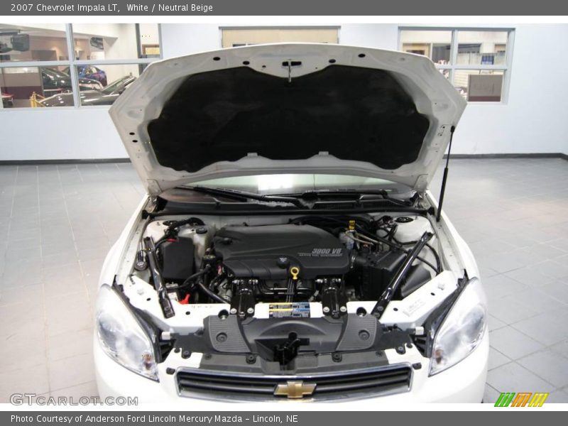 White / Neutral Beige 2007 Chevrolet Impala LT