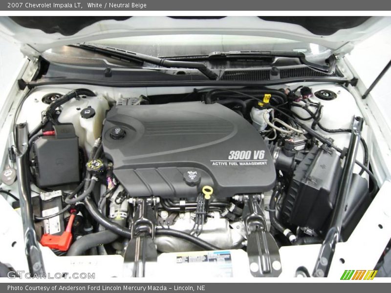 White / Neutral Beige 2007 Chevrolet Impala LT