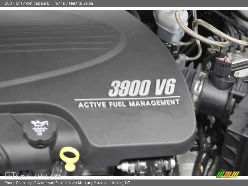White / Neutral Beige 2007 Chevrolet Impala LT