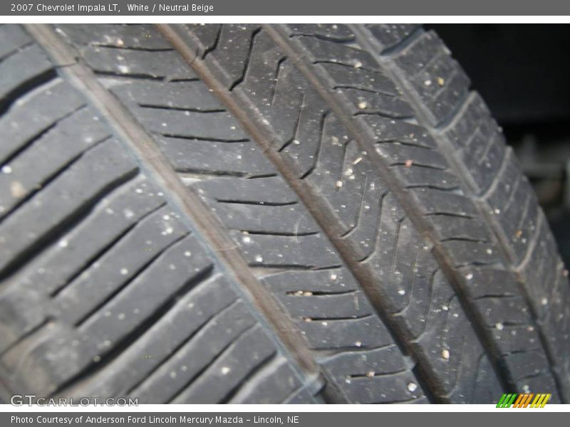 White / Neutral Beige 2007 Chevrolet Impala LT