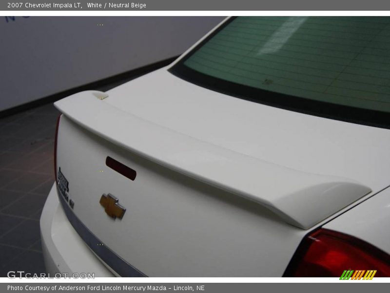 White / Neutral Beige 2007 Chevrolet Impala LT