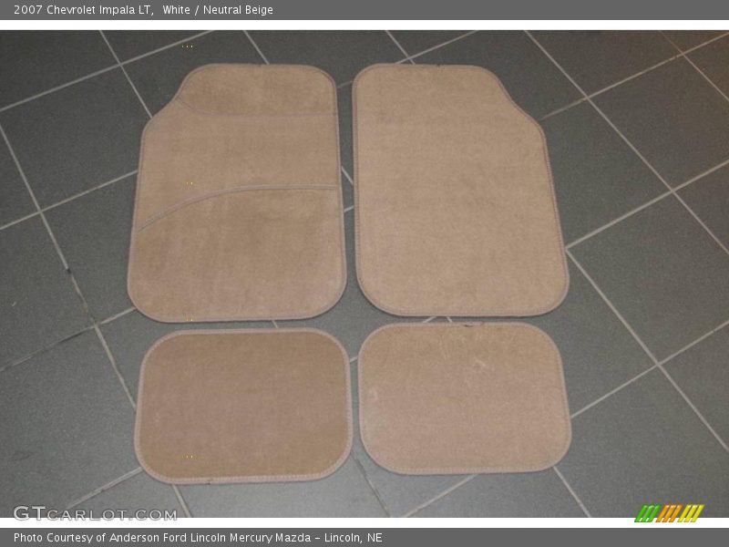 White / Neutral Beige 2007 Chevrolet Impala LT
