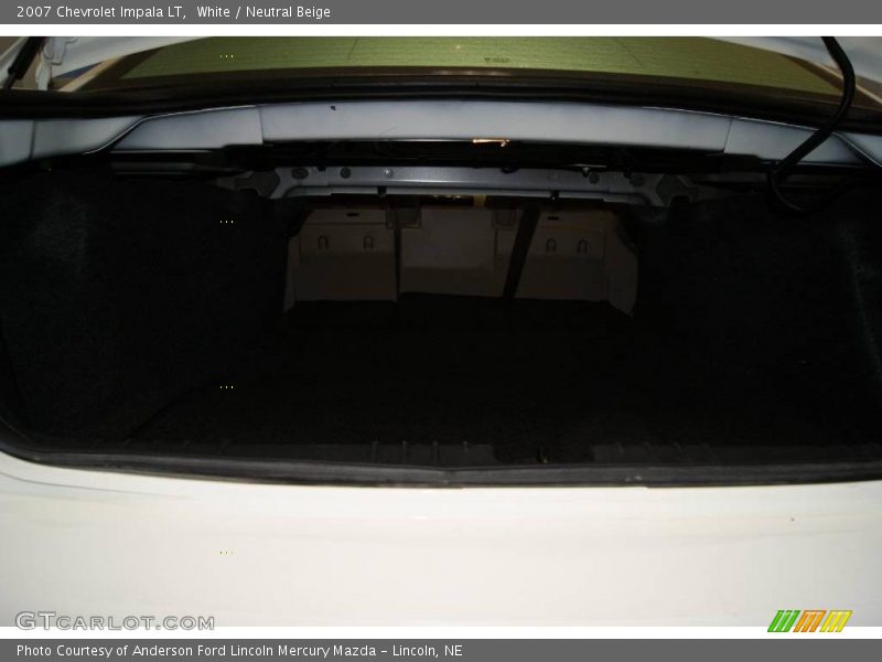 White / Neutral Beige 2007 Chevrolet Impala LT