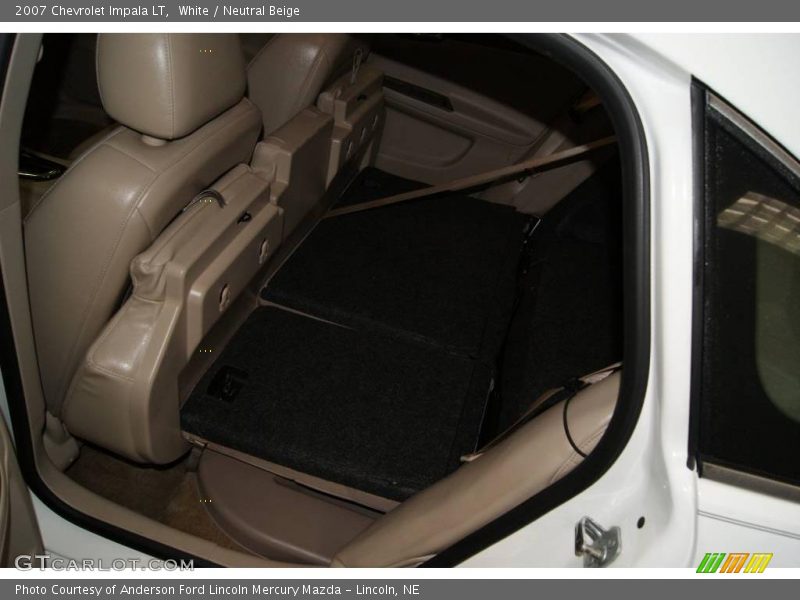 White / Neutral Beige 2007 Chevrolet Impala LT