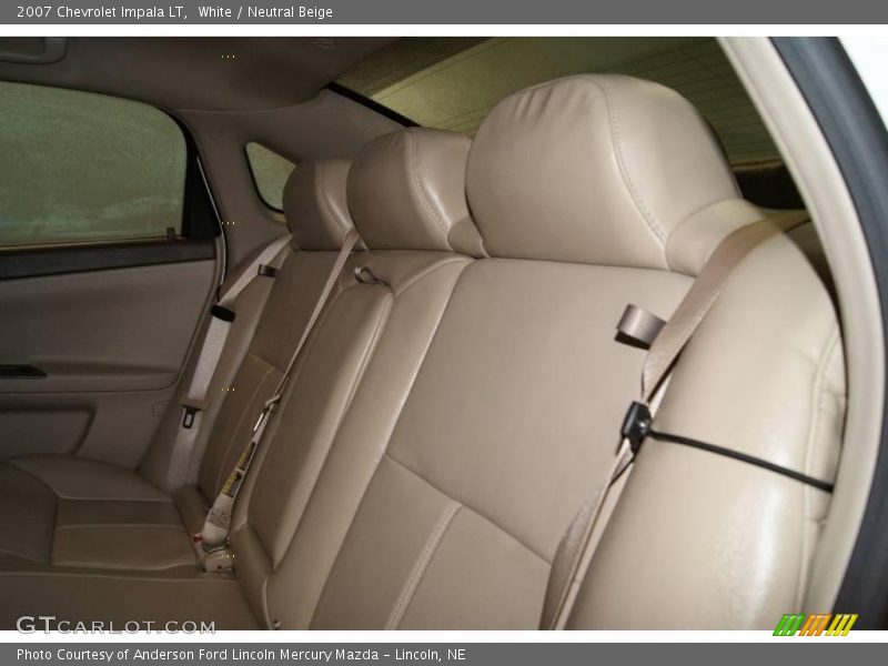 White / Neutral Beige 2007 Chevrolet Impala LT