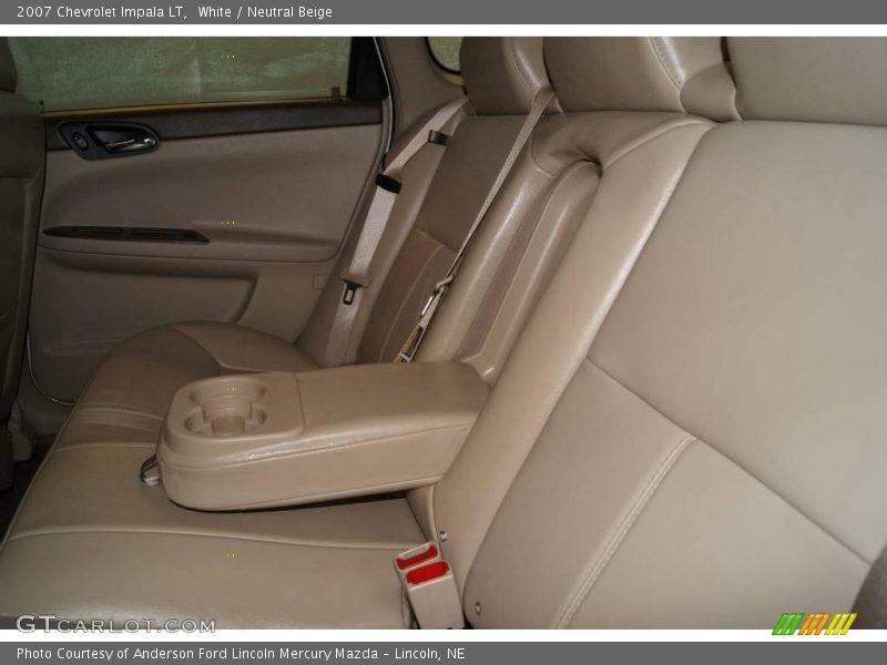 White / Neutral Beige 2007 Chevrolet Impala LT