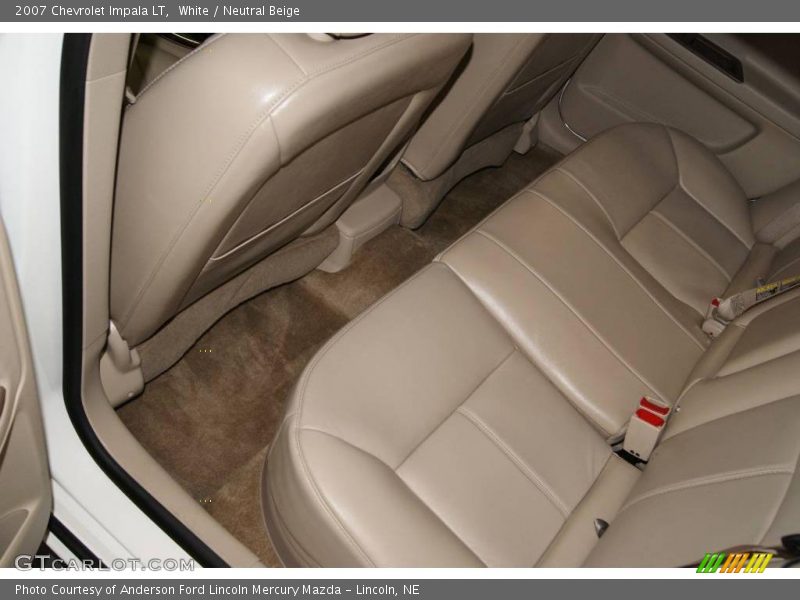 White / Neutral Beige 2007 Chevrolet Impala LT