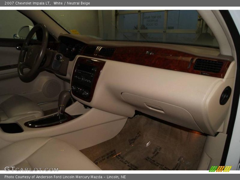 White / Neutral Beige 2007 Chevrolet Impala LT