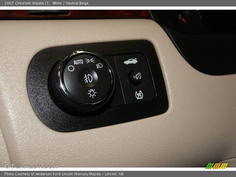 White / Neutral Beige 2007 Chevrolet Impala LT