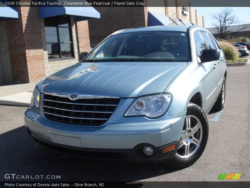 Clearwater Blue Pearlcoat / Pastel Slate Gray 2008 Chrysler Pacifica Touring