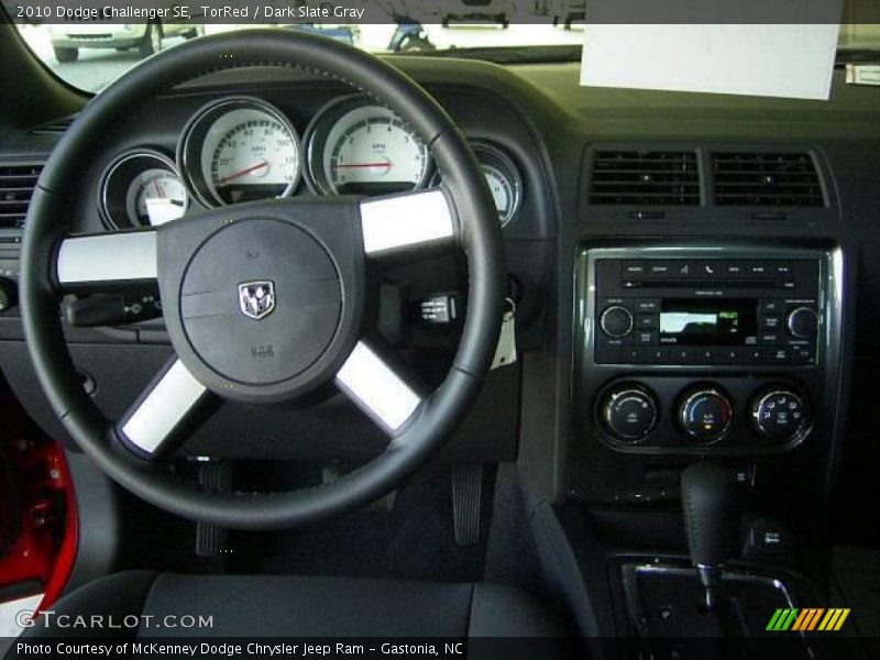 TorRed / Dark Slate Gray 2010 Dodge Challenger SE