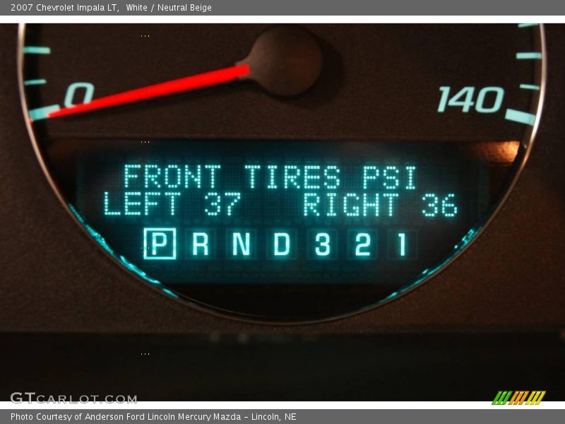 White / Neutral Beige 2007 Chevrolet Impala LT