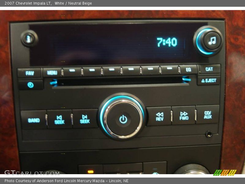 White / Neutral Beige 2007 Chevrolet Impala LT