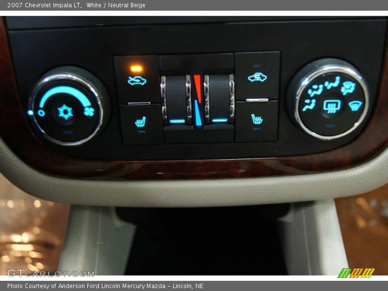 White / Neutral Beige 2007 Chevrolet Impala LT