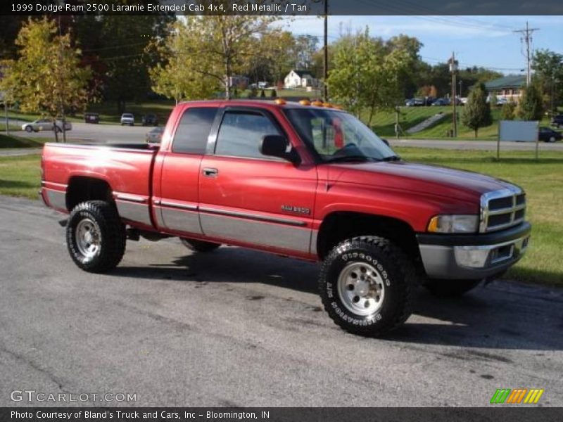 Red Metallic / Tan 1999 Dodge Ram 2500 Laramie Extended Cab 4x4