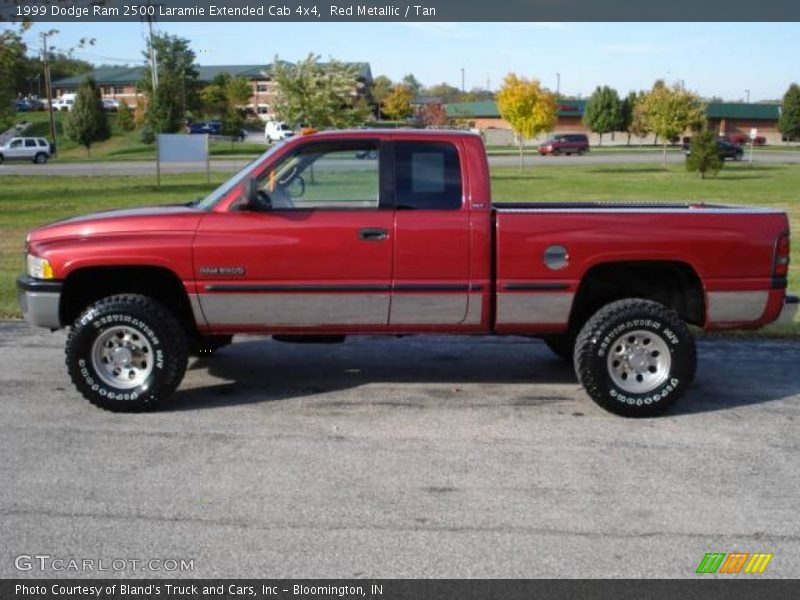 Red Metallic / Tan 1999 Dodge Ram 2500 Laramie Extended Cab 4x4