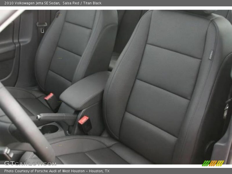 Salsa Red / Titan Black 2010 Volkswagen Jetta SE Sedan