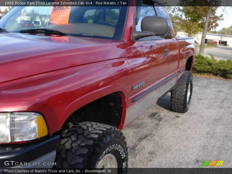 Red Metallic / Tan 1999 Dodge Ram 2500 Laramie Extended Cab 4x4