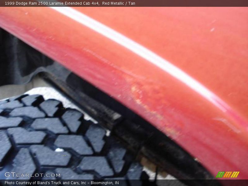 Red Metallic / Tan 1999 Dodge Ram 2500 Laramie Extended Cab 4x4