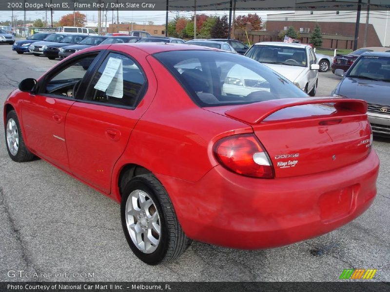 Flame Red / Dark Slate Gray 2002 Dodge Neon ES