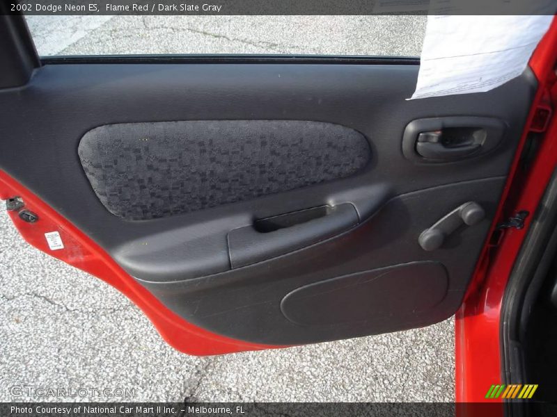Flame Red / Dark Slate Gray 2002 Dodge Neon ES