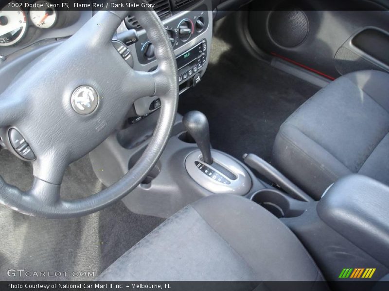 Flame Red / Dark Slate Gray 2002 Dodge Neon ES