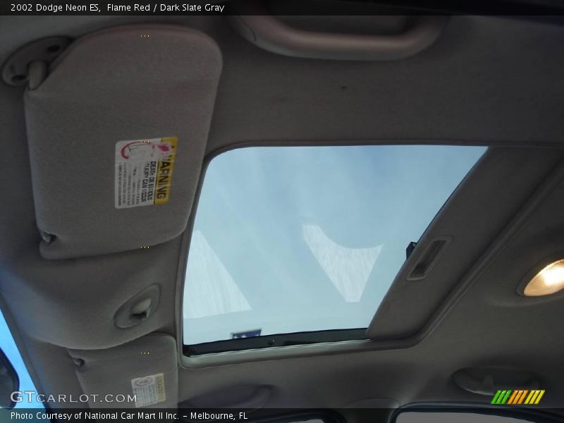 Flame Red / Dark Slate Gray 2002 Dodge Neon ES