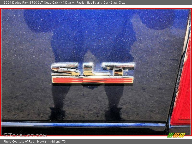 Patriot Blue Pearl / Dark Slate Gray 2004 Dodge Ram 3500 SLT Quad Cab 4x4 Dually