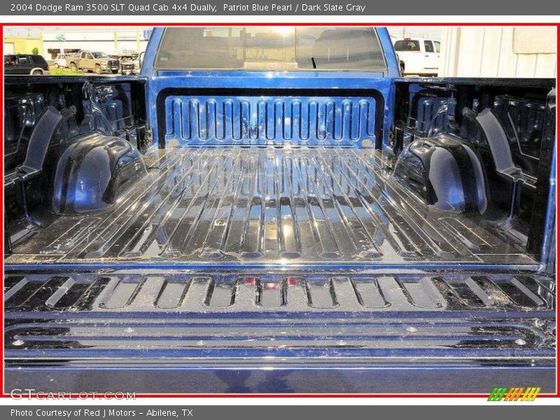 Patriot Blue Pearl / Dark Slate Gray 2004 Dodge Ram 3500 SLT Quad Cab 4x4 Dually
