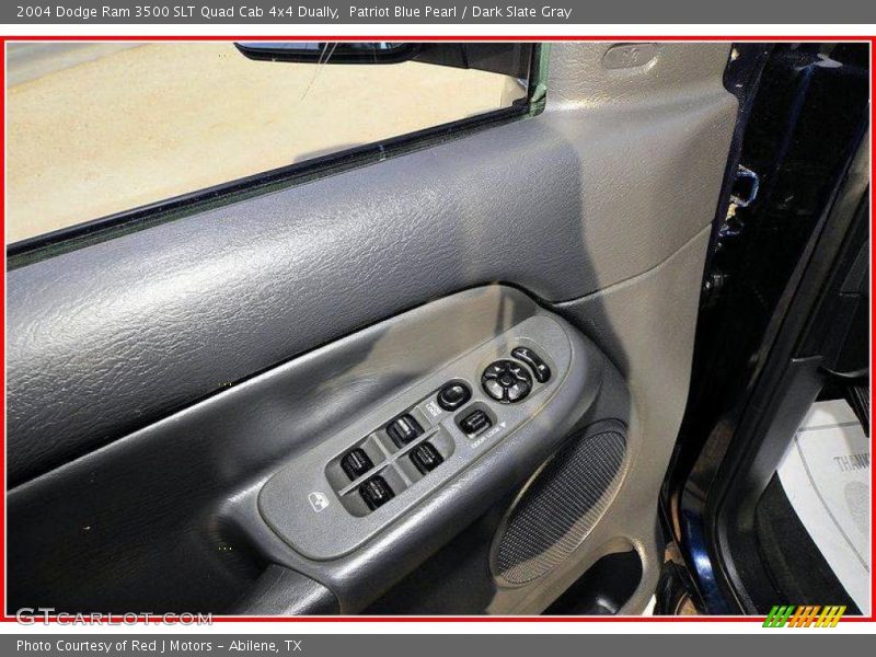 Patriot Blue Pearl / Dark Slate Gray 2004 Dodge Ram 3500 SLT Quad Cab 4x4 Dually