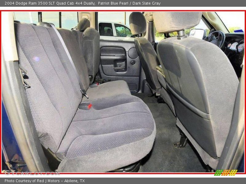 Patriot Blue Pearl / Dark Slate Gray 2004 Dodge Ram 3500 SLT Quad Cab 4x4 Dually