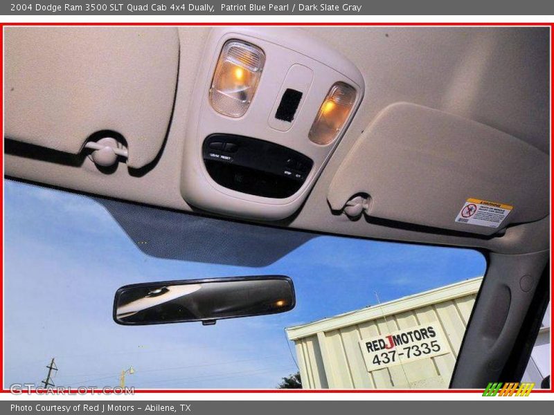Patriot Blue Pearl / Dark Slate Gray 2004 Dodge Ram 3500 SLT Quad Cab 4x4 Dually