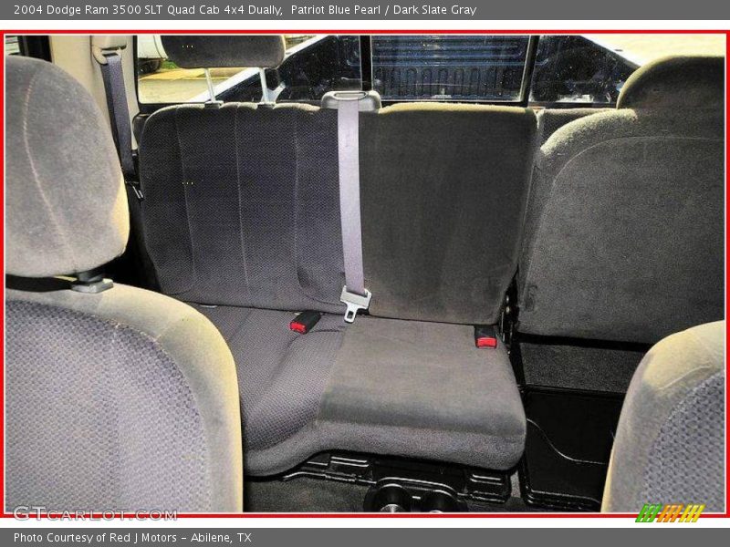 Patriot Blue Pearl / Dark Slate Gray 2004 Dodge Ram 3500 SLT Quad Cab 4x4 Dually