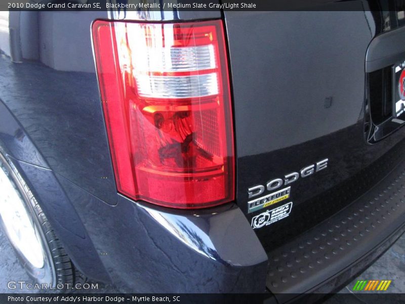 Blackberry Metallic / Medium Slate Gray/Light Shale 2010 Dodge Grand Caravan SE