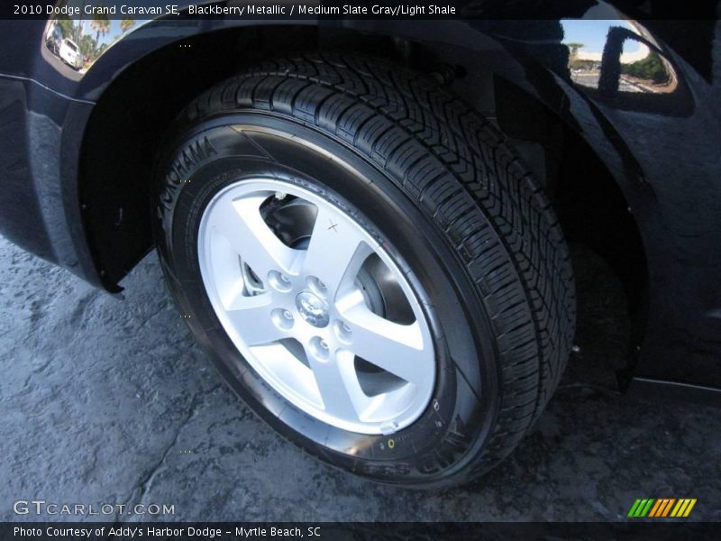 Blackberry Metallic / Medium Slate Gray/Light Shale 2010 Dodge Grand Caravan SE