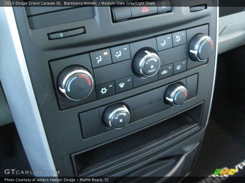 Blackberry Metallic / Medium Slate Gray/Light Shale 2010 Dodge Grand Caravan SE