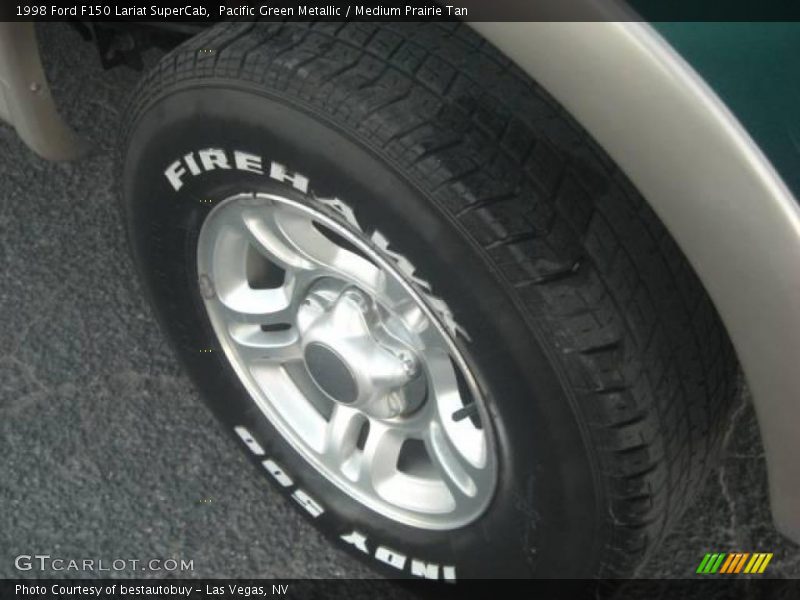 Pacific Green Metallic / Medium Prairie Tan 1998 Ford F150 Lariat SuperCab