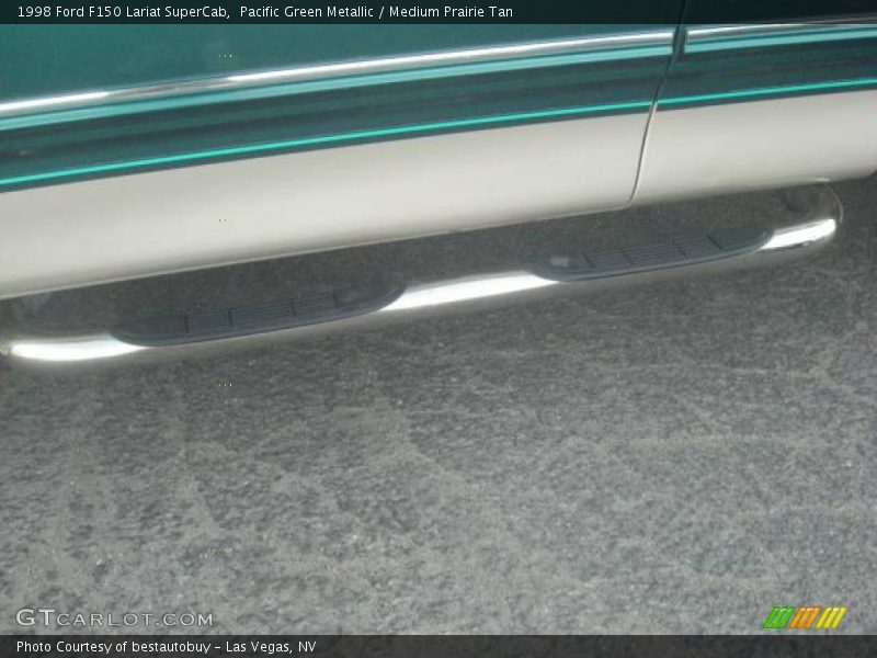 Pacific Green Metallic / Medium Prairie Tan 1998 Ford F150 Lariat SuperCab