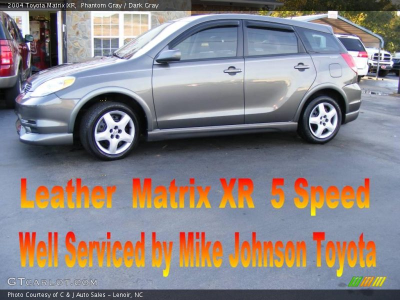 Phantom Gray / Dark Gray 2004 Toyota Matrix XR