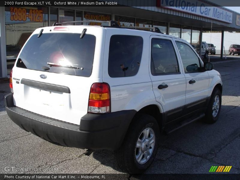 Oxford White / Medium Dark Pebble 2003 Ford Escape XLT V6