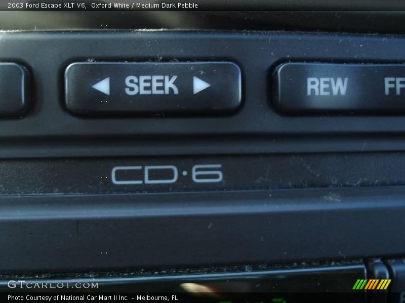Oxford White / Medium Dark Pebble 2003 Ford Escape XLT V6