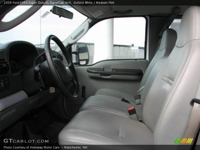 Oxford White / Medium Flint 2006 Ford F350 Super Duty XL SuperCab 4x4