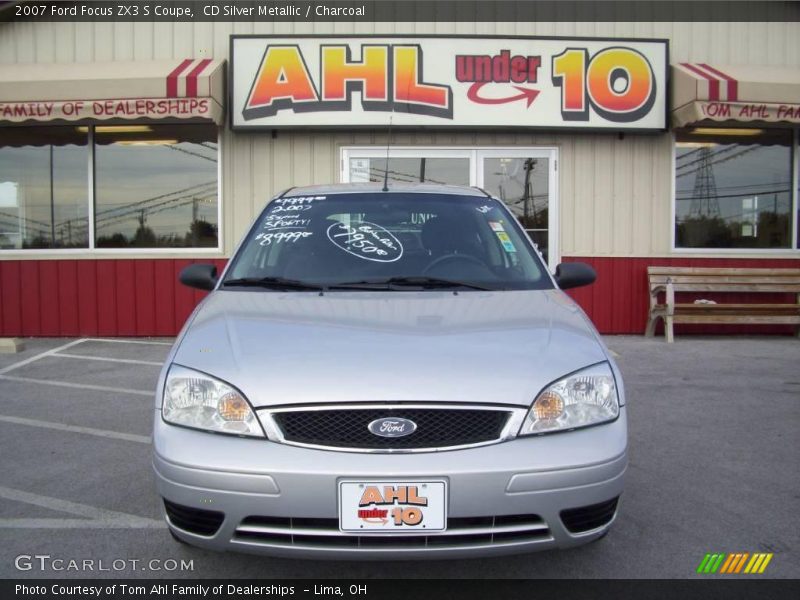 CD Silver Metallic / Charcoal 2007 Ford Focus ZX3 S Coupe