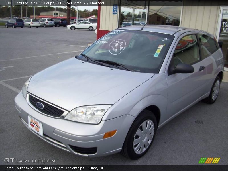 CD Silver Metallic / Charcoal 2007 Ford Focus ZX3 S Coupe