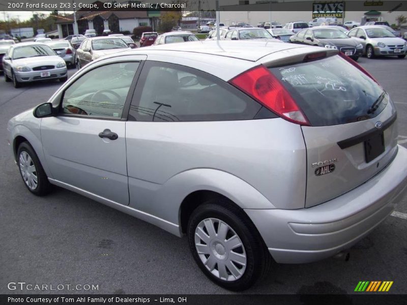 CD Silver Metallic / Charcoal 2007 Ford Focus ZX3 S Coupe