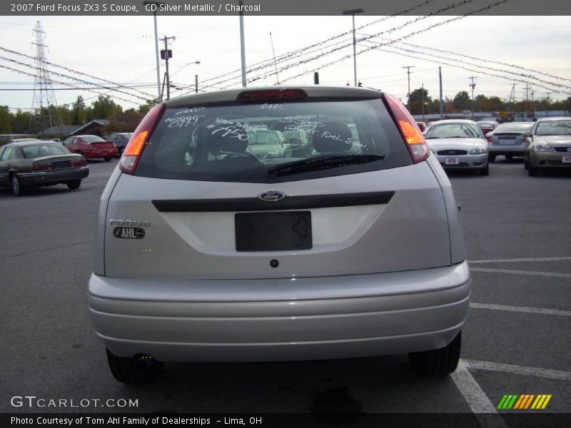 CD Silver Metallic / Charcoal 2007 Ford Focus ZX3 S Coupe