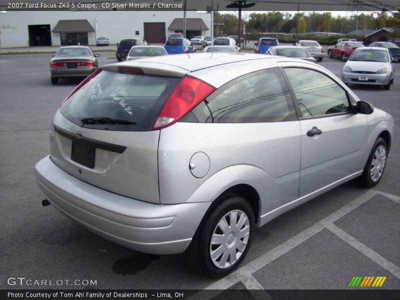 CD Silver Metallic / Charcoal 2007 Ford Focus ZX3 S Coupe