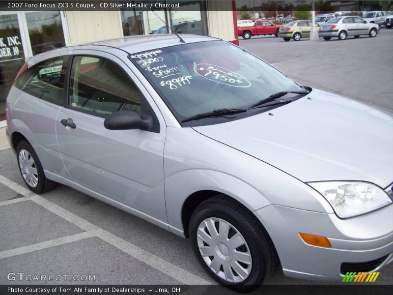 CD Silver Metallic / Charcoal 2007 Ford Focus ZX3 S Coupe