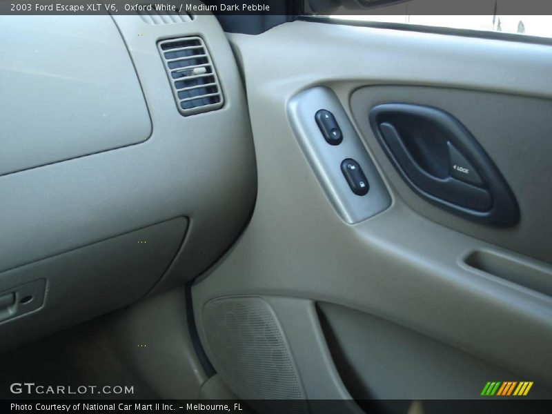 Oxford White / Medium Dark Pebble 2003 Ford Escape XLT V6