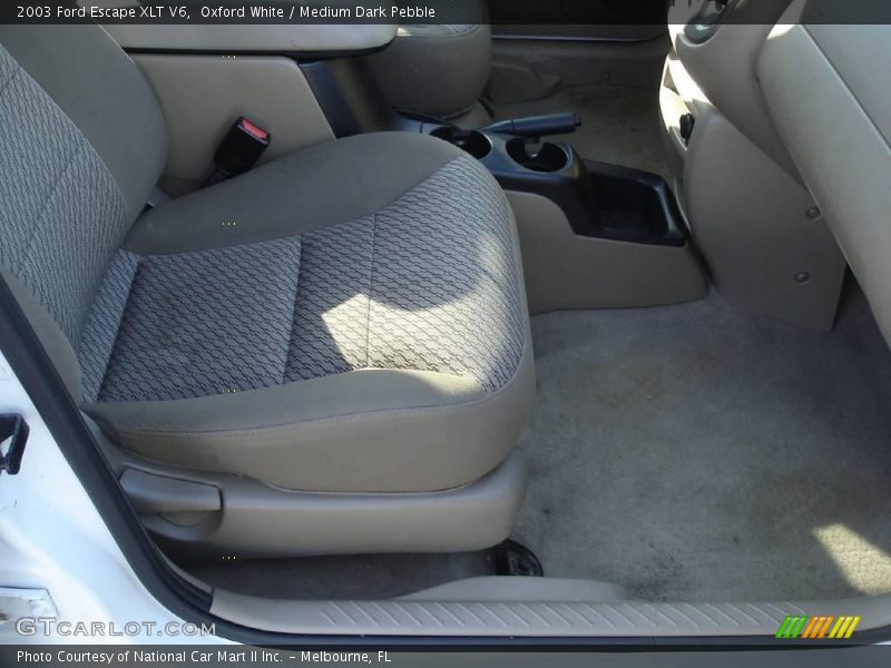 Oxford White / Medium Dark Pebble 2003 Ford Escape XLT V6